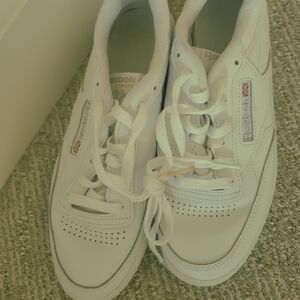 Reebok Club C 85 Sneakers. New, worn only once to the parking lot.